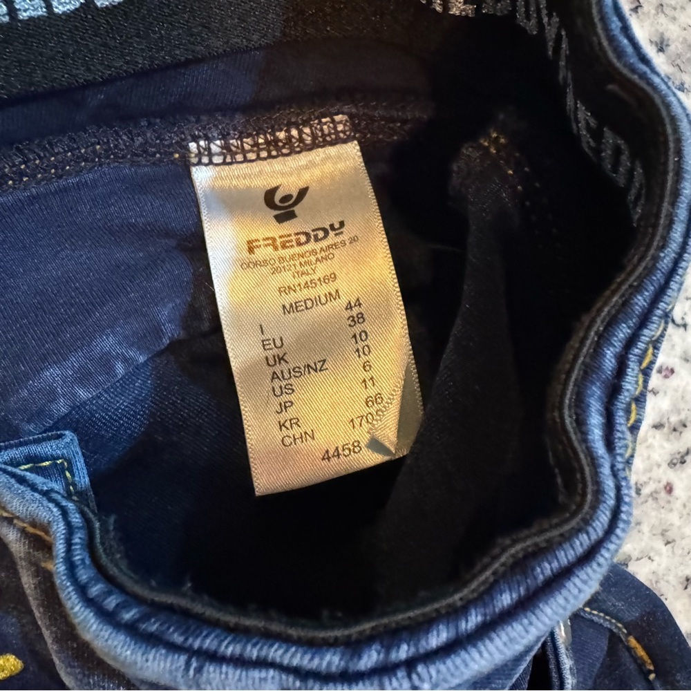 Freddy WR.UP Dark Wash Skinny Jeans Medium US 6 - Picture 4 of 5